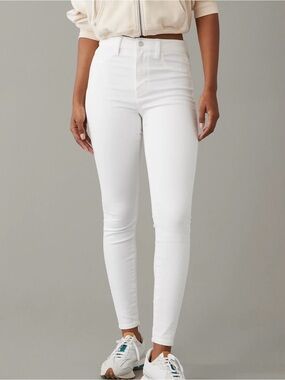 American Eagle White Jeggings
